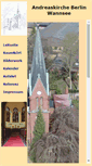 Mobile Screenshot of andreaskirche.info